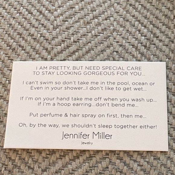 Jennifer Miller Silver Heart Pendant Necklace - NWT - Picture 4 of 4